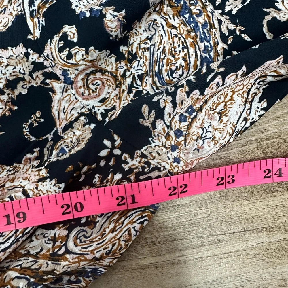 Grace & Emma Paisley Print Boho Bell Sleeve Dress Size 3XL NWT NEW